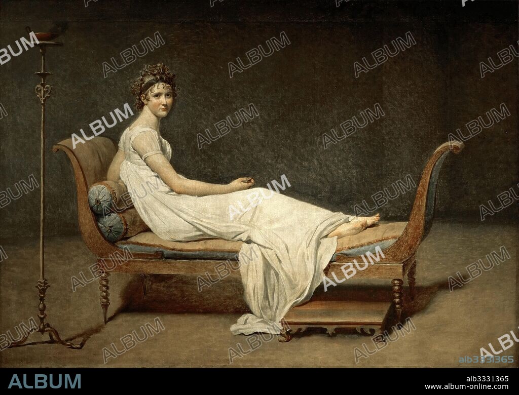 JACQUES LOUIS DAVID. Madame Récamier, née Julie Bernard (1777-1849).