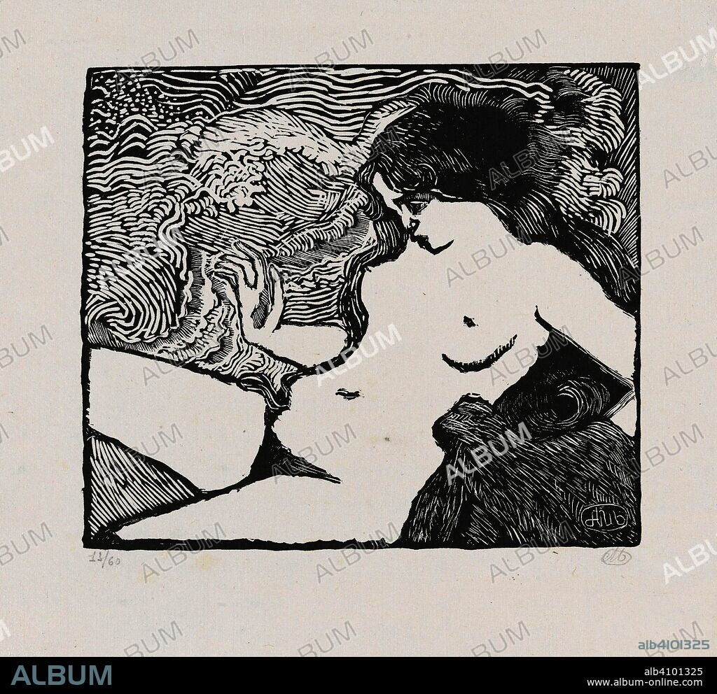 ARISTIDE MAILLOL. The Wave (La vague). Dimensions: cm x  cm,  cm x  cm.