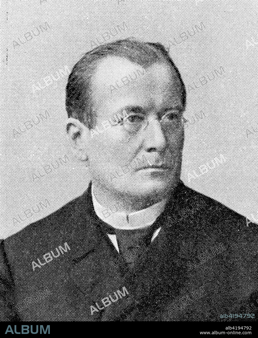 Franz Xaver Kraus, 18 September 1840 - 28 December 1901, was a German Catholic priest, and ecclesiastical and art historian, photo or illustration, published 1892, digital improved.