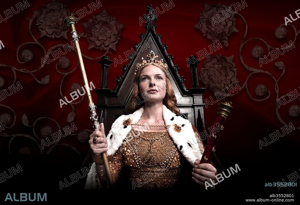REBECCA FERGUSON en LA REINA BLANCA, 2013 (THE WHITE QUEEN), dirigida por JAMES KENT. Copyright BBC DRAMA PRODUCTIONS.