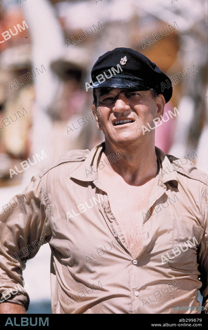 JOHN WAYNE en LA TABERNA DEL IRLANDÉS, 1963 (DONOVAN'S REEF), dirigida por JOHN FORD. Copyright PARAMOUNT PICTURES.