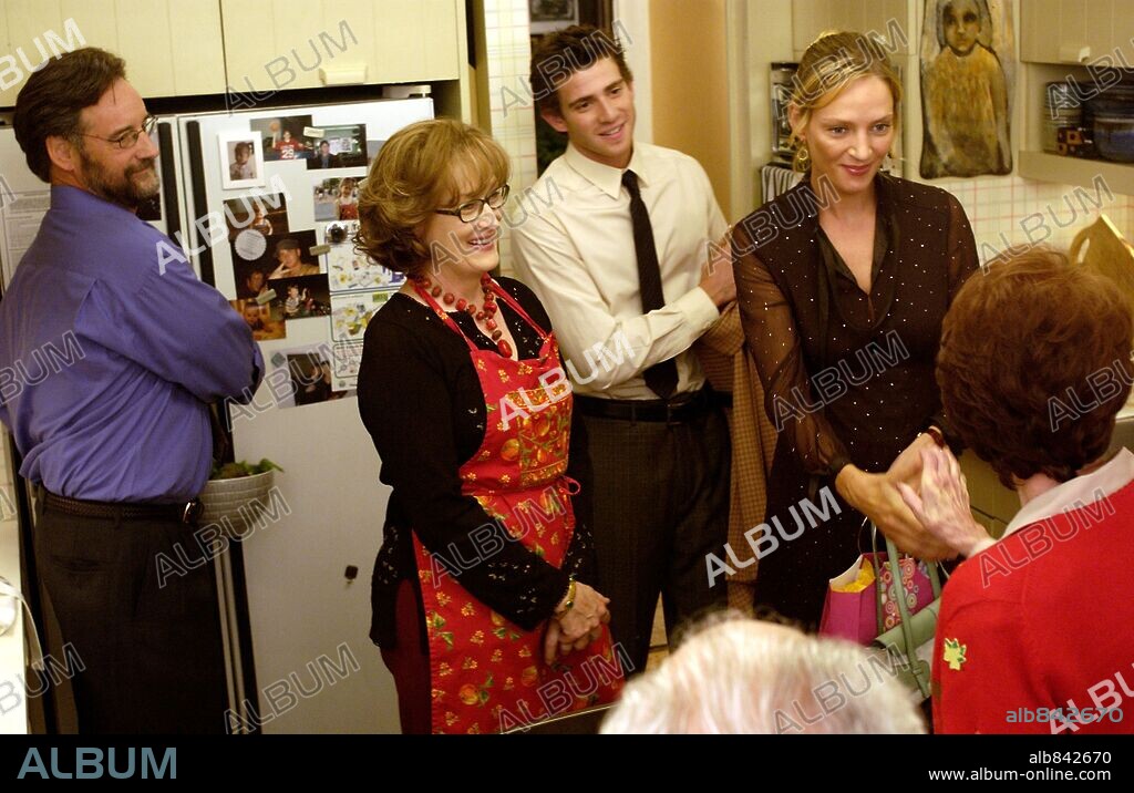 BRYAN GREENBERG, DORIS BELACK, JOHN ROTHMAN, MERYL STREEP and UMA THURMAN in PRIME, 2005, directed by BEN YOUNGER. Copyright UNIVERSAL PICTURES / SCHWARTZ, ANDREW.