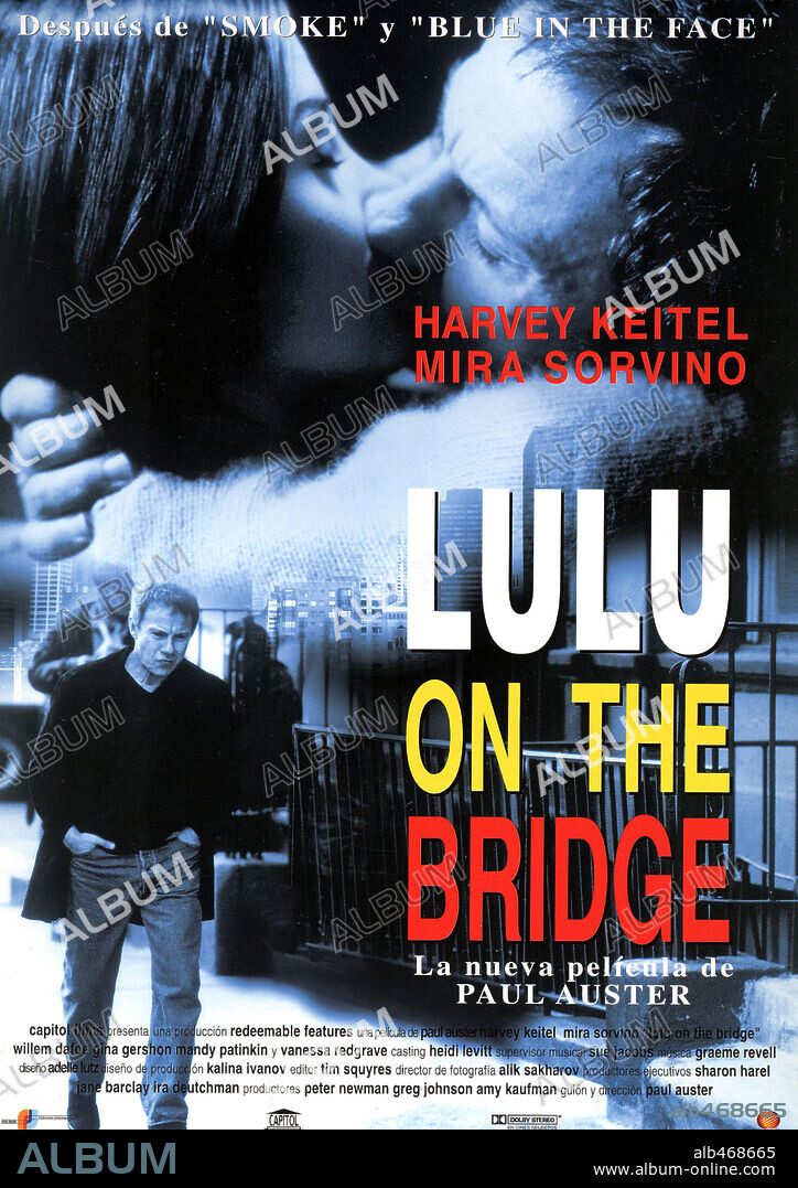 Poster of LULU ON THE BRIDGE, 1998, directed by PAUL AUSTER. Copyright CAPITOL FILMS.