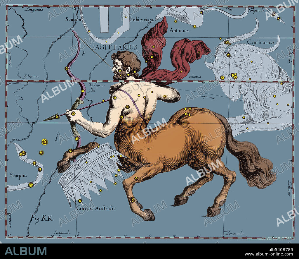 Sagittarius, Hevelius, 1687