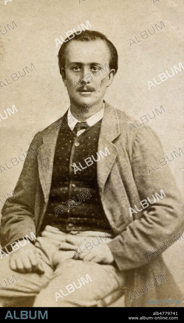 Portrait de Jean-Baptiste TROPPMANN (1849-1870), le meurtrier de la famille Kinck a Pantin. Photographie de 1870 par Eugene APPERT (1830-1891). Credit : Collection Avant-Demain/Kharbine-Tapabor.