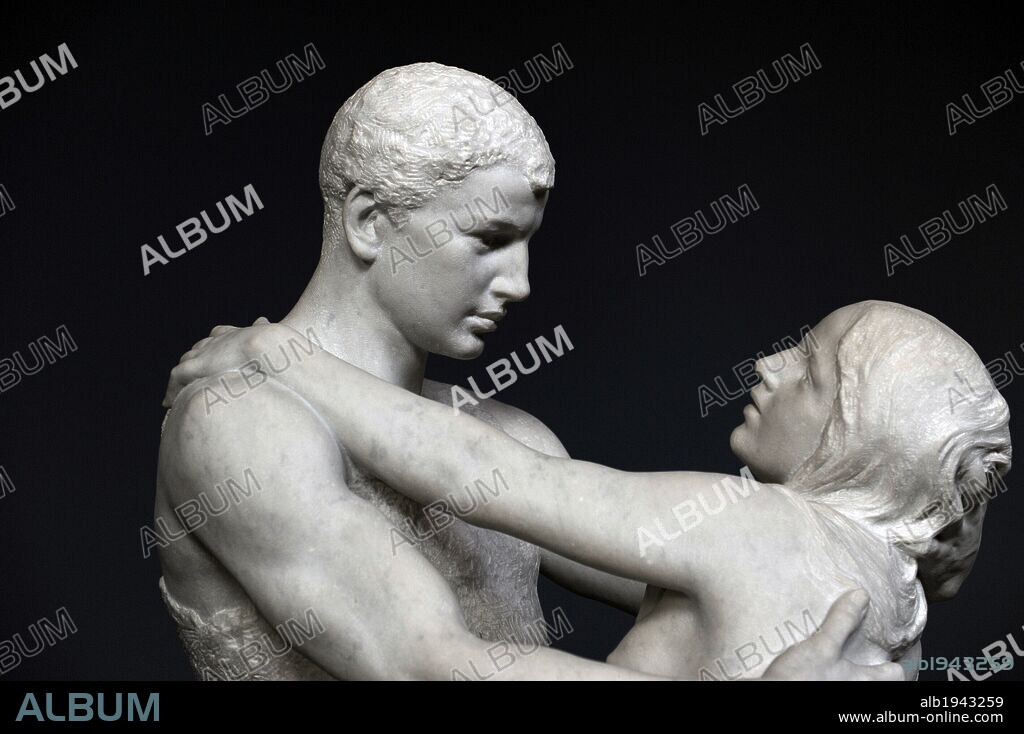 Stephan Sinding (1846-1922).  Norwegina-Danish sculptor. Love.1909-14 (1906). Ny Carlsberg Glyptotek Copenhagen. Denmark.