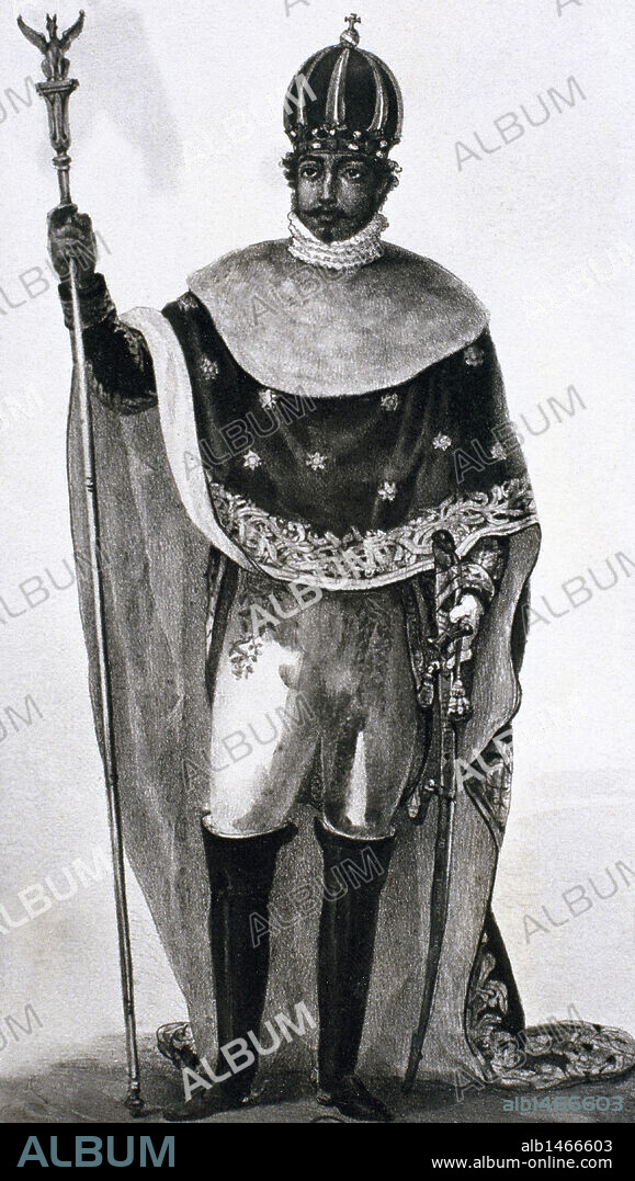 PEDRO I de Brasil y IV de Portugal (1798-1834). Emperador de Brasil (1822-1831) y rey de Portugal (1826). Grabado.