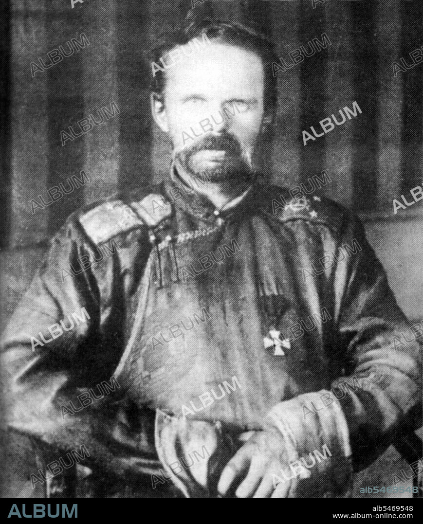 Baron Roman Nikolai Maximilian von Ungern-Sternberg (December 29, 1885 - September 15, 1921) was a Baltic Swedish-Russian Yesaul (Cossack Captain), a Russian hero of World War I and Lieutenant-general at the time of civil war in Russia and Mongolia, who 'liberated' Mongolia from Chinese rule in February - March 1921. In June he invaded Southern Siberia trying to raise an anti-communist rebellion, but was defeated by the Red Army in August 1921. An independent and brutal warlord in pursuit of pan-monarchist goals in Mongolia and territories east of Lake Baikal during the Russian Civil War that followed the Bolshevik Revolution of 1917, Ungern von-Sternberg's goals included restoring the Russian monarchy under Michael Alexandrovich Romanov and the Great Mongol Empire, with Outer Mongolia under Bogd Khan as part of it. His opponents were mainly Communists. Ungern-Sternberg often persecuted those who were helping his foes: all Reds and especially Jews. Following his Asiatic Cavalry Division collapse in Mongolia, Ungern-Sternberg was left by his Russian officers and taken prisoner by the Bolshevik's Red Army. He was tried and executed for his counter-revolutionary involvement in Novosibirsk.
