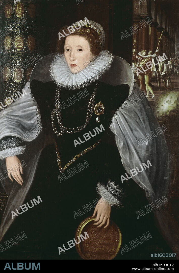 Queen Elizabeth of England  Federico Zuccari (1540-1609 Italian)  Pinacoteca Sienna, Italy.