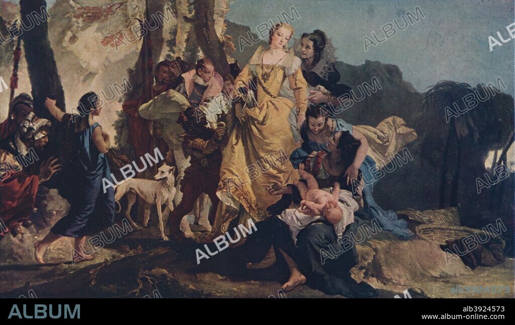 'The Finding of Moses', c1730. Painting held in the National Galleries Scotland. From A History of Painting, Volume III by Haldane MacFall. [T. C. and E. C. Jack, London & Edinburgh, 1911].