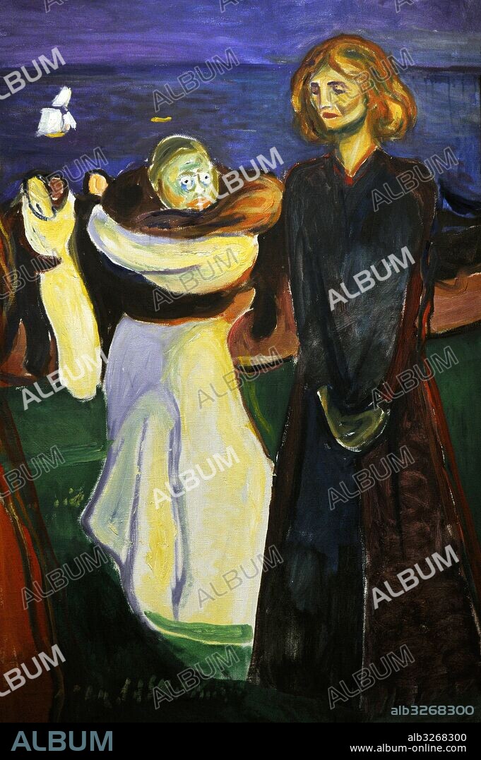 Edvard Munch (1863-1944). Norwegian painter. The Dance of Life, 1925. Detail. Munch Museum. Oslo. Norway.