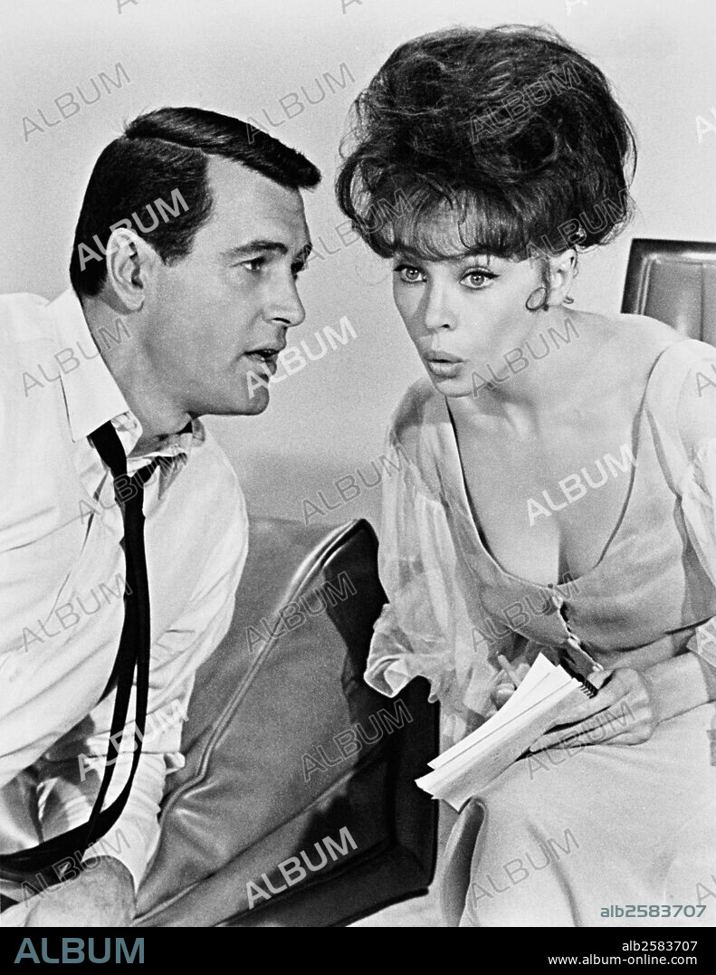 LESLIE CARON and ROCK HUDSON in A VERY SPECIAL FAVOR, 1965, directed by MICHAEL GORDON. Copyright UNIVERSAL PICTURES.