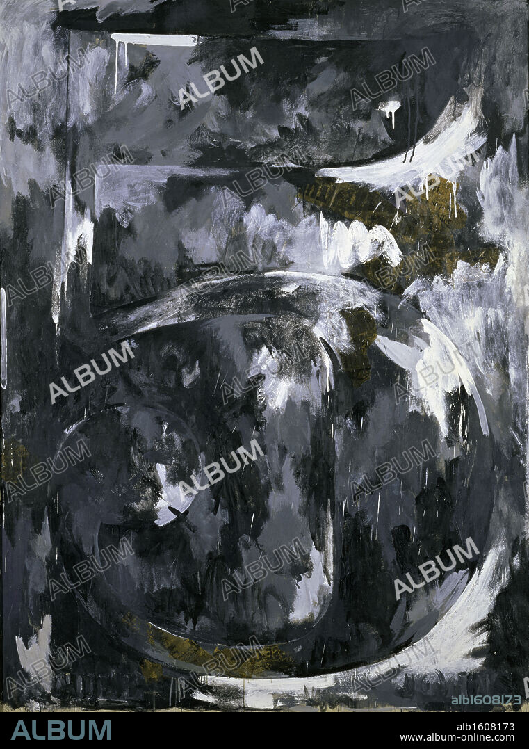 Figure 5 by Jasper Johns, 1960, France, Paris, Musee National d'Art de Moderne.