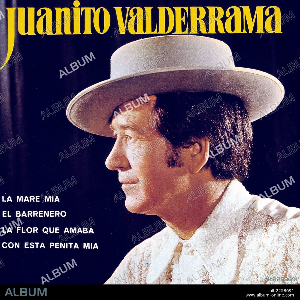 JUANITO VALDERRAMA. CANTANTE ESPAÑOL. TORREDELCAMPO 1916 - 2004. PORTADA DISCO.