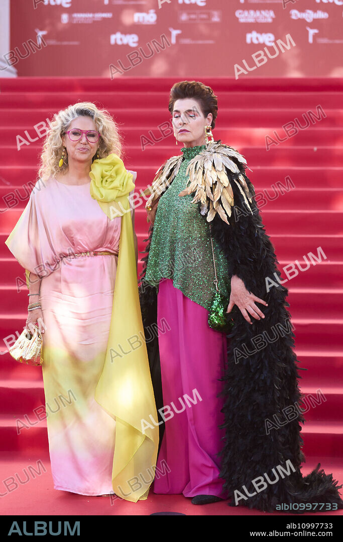Antonia Dell'Atte attends Fashion Academy Awards red carpet at National Library on June 13, 2024 in Madrid, Spain.