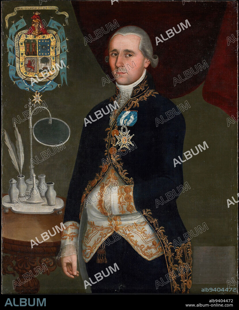 Portrait of the Duque de Agrada, c. 1805, Unknown Spanish, late 17th - early 18th century, 43 7/8 x 36 1/2 x 2 1/2 in. (111.44 x 92.71 x 6.35 cm) (canvas), Oil on canvas, Spain, 19th century.