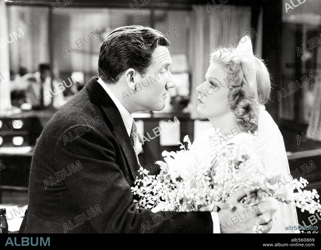 JEAN HARLOW and SPENCER TRACY in RIFFRAFF, 1936. Copyright M.G.M.