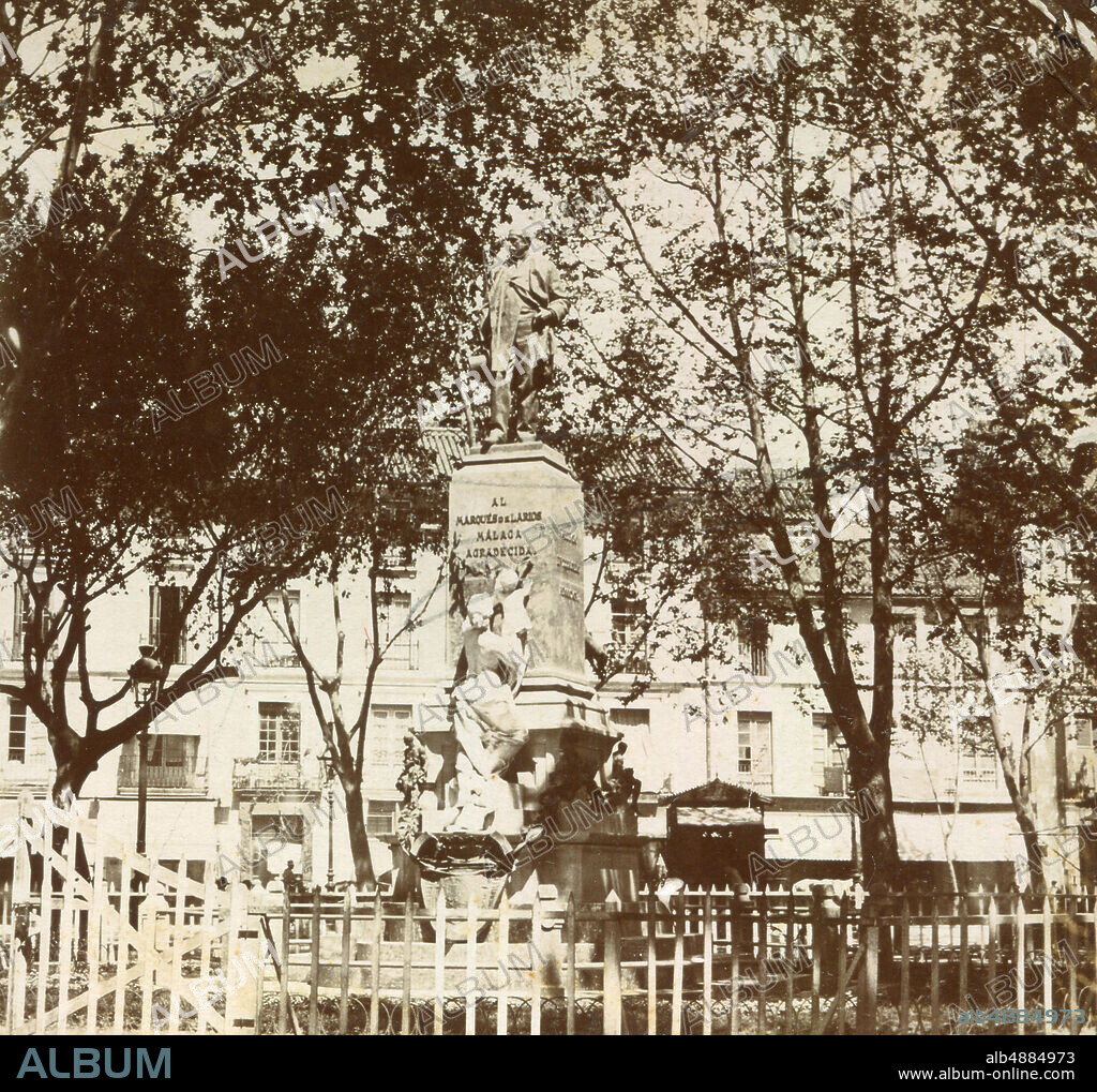 MARIANO BENLLIURE. Monumento al Marqués de Larios.