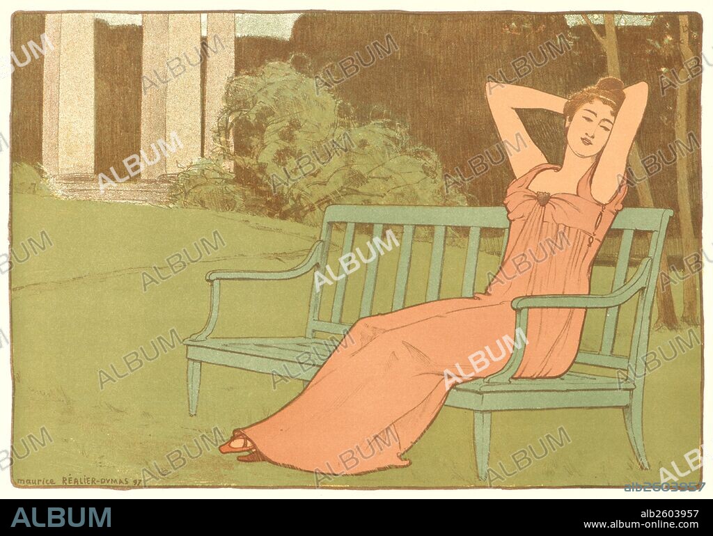 Maurice Réalier-Dumas (French, 1860 - 1928). Corinne, 1897. Lithograph on wove paper. Sheet: 405 mm x 308 mm (15.94 in. x 12.13 in.).