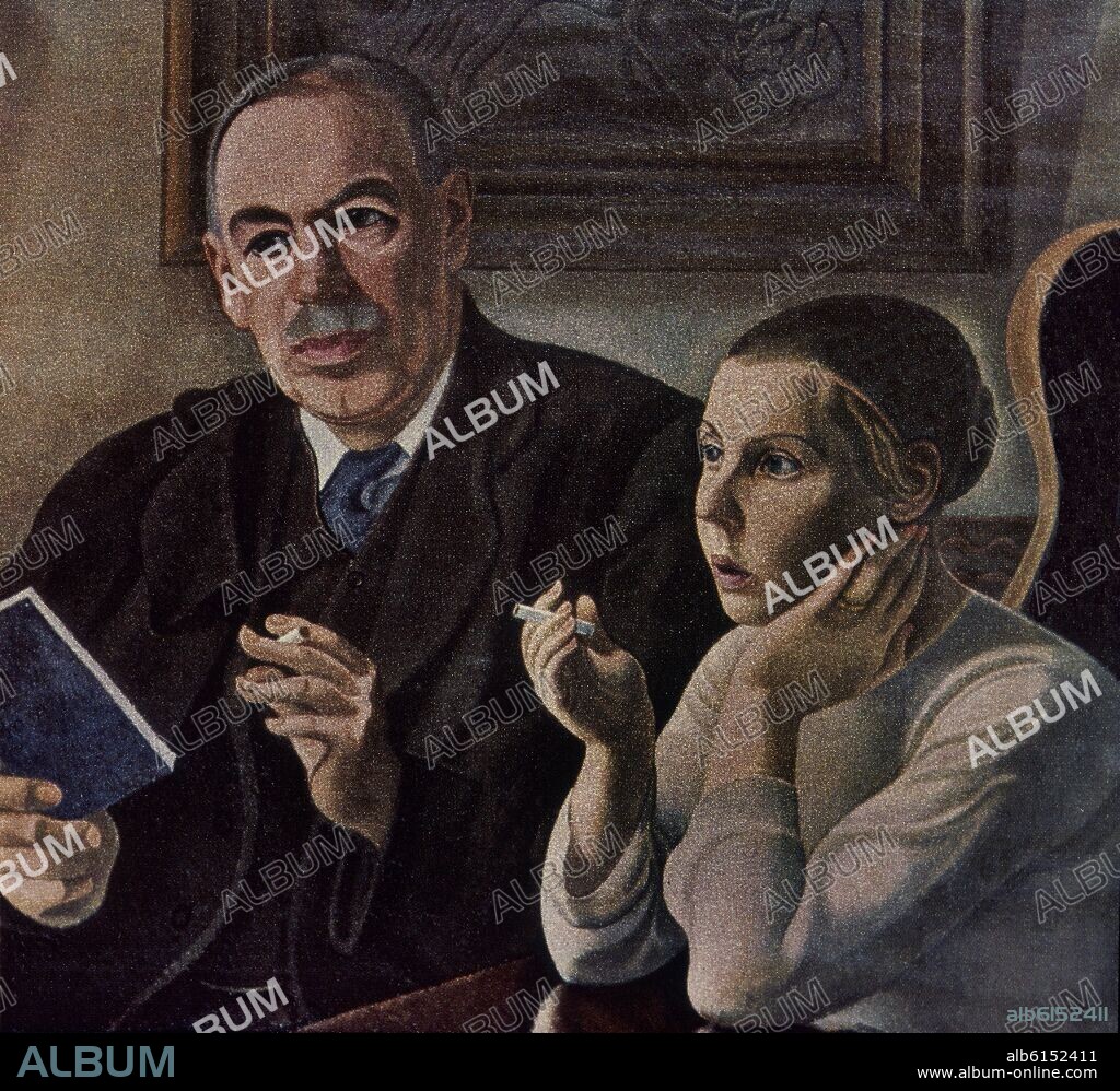 WILLIAM ROBERTS. John Maynard Keynes (1883-1946), British economist.