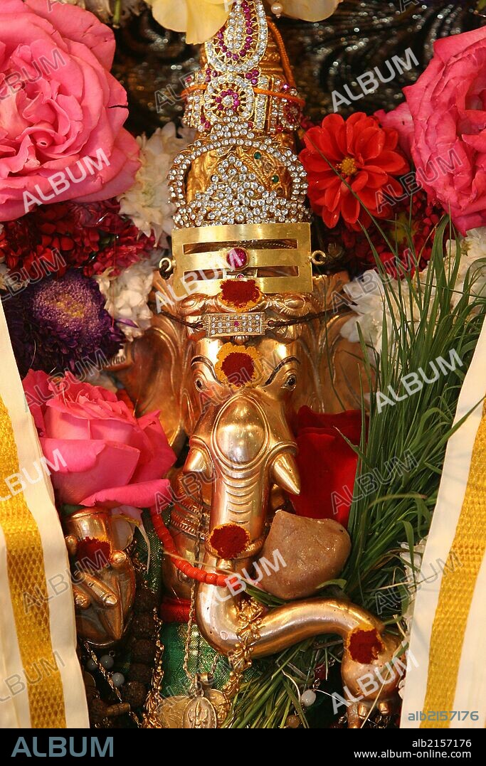 Ganesh festival at Sri Manicka Vinayakar Alayam temple.