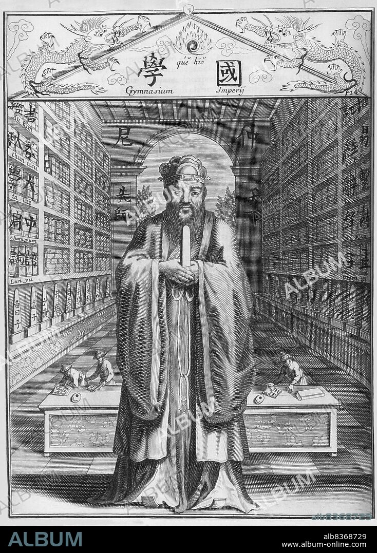 The philosophy of Confucius emphasises personal and governmental morality, correctness of social relationships, justice and sincerity. These values gained prominence in China during the Han Dynasty (206 BCE 220 CE).<br/><br/>. Confucius' thoughts have been developed into a system of philosophy known as Confucianism. It was introduced to Europe by the Italian Jesuit Matteo Ricci, who was the first to Latinise the name as 'Confucius'.<br/><br/>. His teachings may be found in the Analects of Confucius, a collection of brief aphoristic fragments, which was compiled many years after his death.
