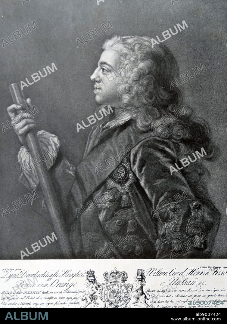 William IV; Prince of Orange-Nassau (1 September 1711 22 October 1751); born Willem Karel Hendrik Friso; was the first hereditary stadtholder of the Netherlands. Confirmation as Stadtholder April 1747.