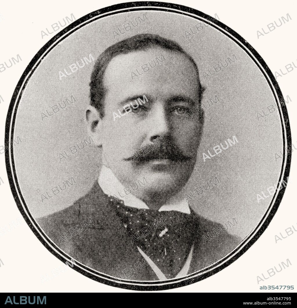 Frederick Glyn, 4th Baron Wolverton, 1864 – 1932. British banker and Conservative politician. From the magazine The World and His Wife, published 1907.