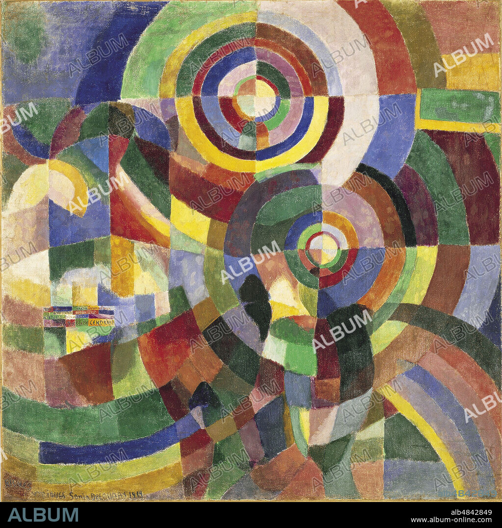 SONIA DELAUNAY (DELAUNAY-TERK). Prismes électriques.