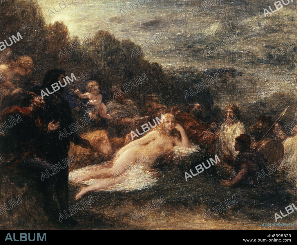 HENRI FANTIN-LATOUR. Hélène, 1892. Helen, from Goethe's 'Faust, Part Two', or 'Faust: The Second Part of the Tragedy'.