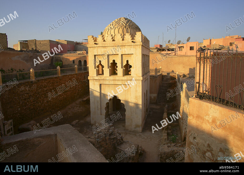Koubba Almorávide(s.XII).Marrakech.Ciudad Imperial.Marruecos.Africa.
