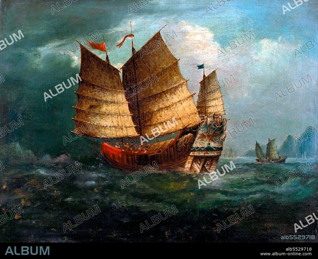 A junk is an ancient Chinese sailing vessel design still in use today. Junks were developed during the Han Dynasty (206 BC–220 AD) and were used as sea-going vessels as early as the 2nd century AD. They evolved in the later dynasties, and were used throughout Asia for extensive ocean voyages. They were found, and in lesser numbers are still found, throughout South-East Asia and India, but primarily in China, perhaps most famously in Hong Kong.
