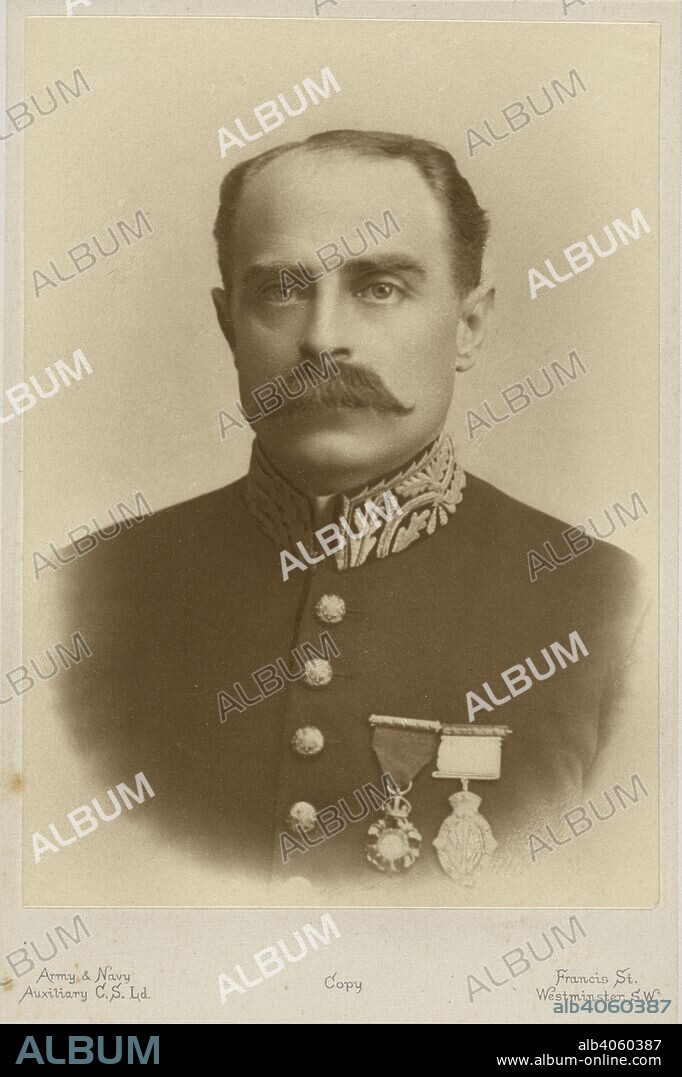 Portrait of Francis Younghusband. Army and Navy Stores, 1900's. Source: Mss.Euro.F.197.646.(13).