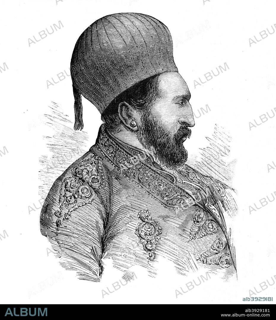 'The Ameer Yakoub Khan', c1880. Mohammad Yaqub Khan (1849-1923), Emir of Afghanistan. Episode of the Second Anglo-Afghan War, from 1878 to 1880. From British Battles on Land and Sea, Vol. IV, by James Grant. [Cassell Petter & Galpin, London, Paris & Melbourne, c1880].