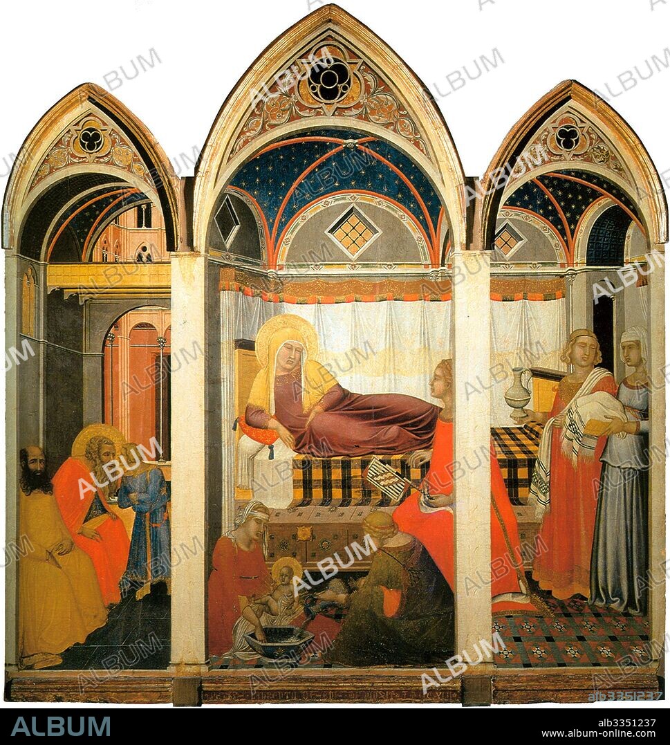 PIETRO LORENZETTI. The Birth of the Virgin.
