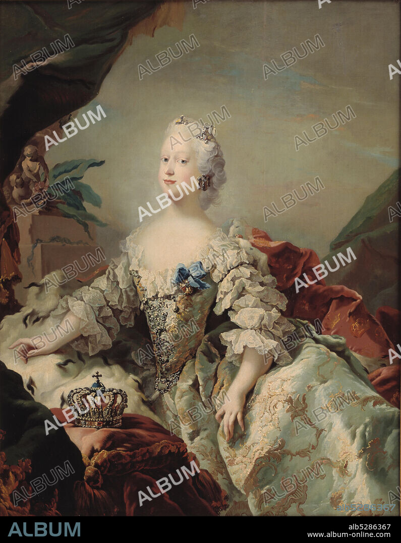 CARL GUSTAF PILO. Louise of Great Britain (1724-1751), Queen of Denmark.