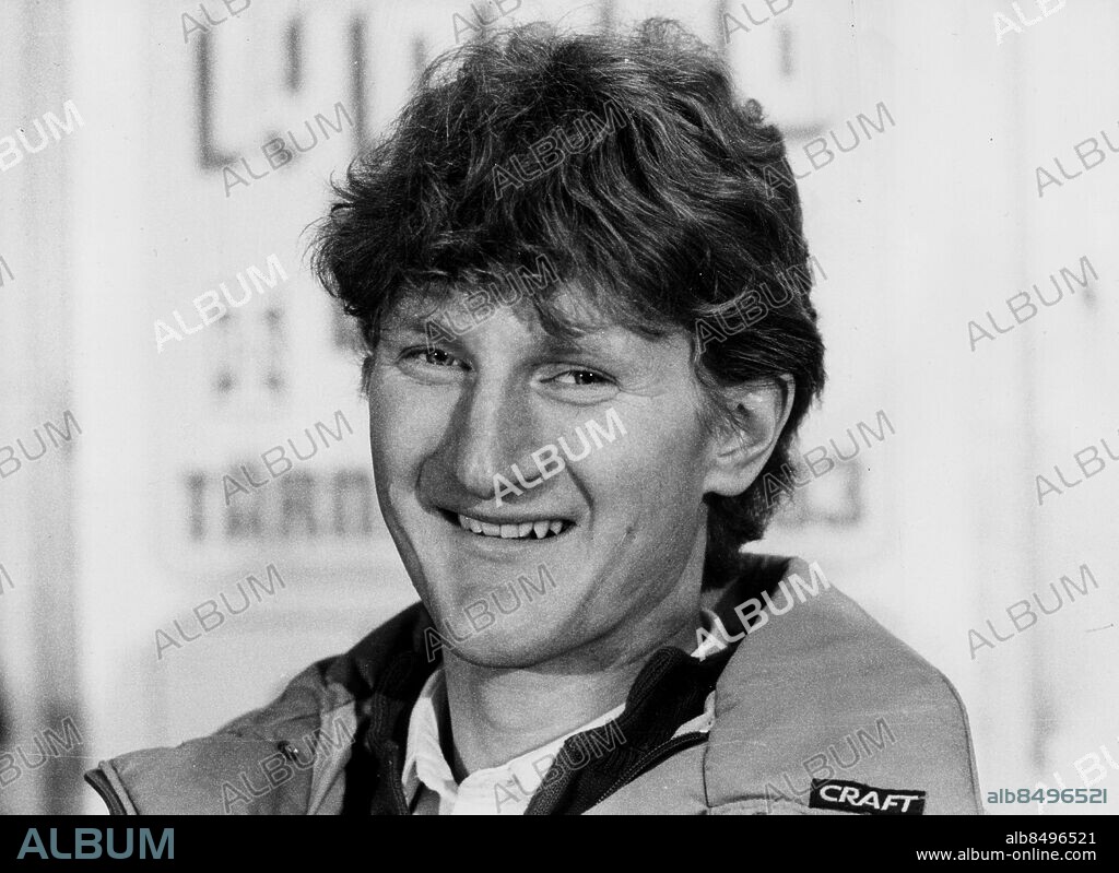 ARKIV 830222 . Lars Göran Halvarsson, alpin skidåkare . Foto: Jan Collsiöö Kod: 1001 COPYRIGHT SCANPIX SWEDEN.