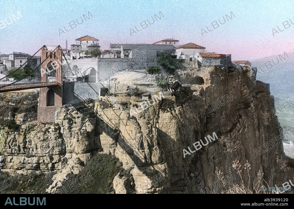 Pont Sidi M'Sid, Constantine, Algeria. Bridge at Constantine or Qusantinah, Algeria.