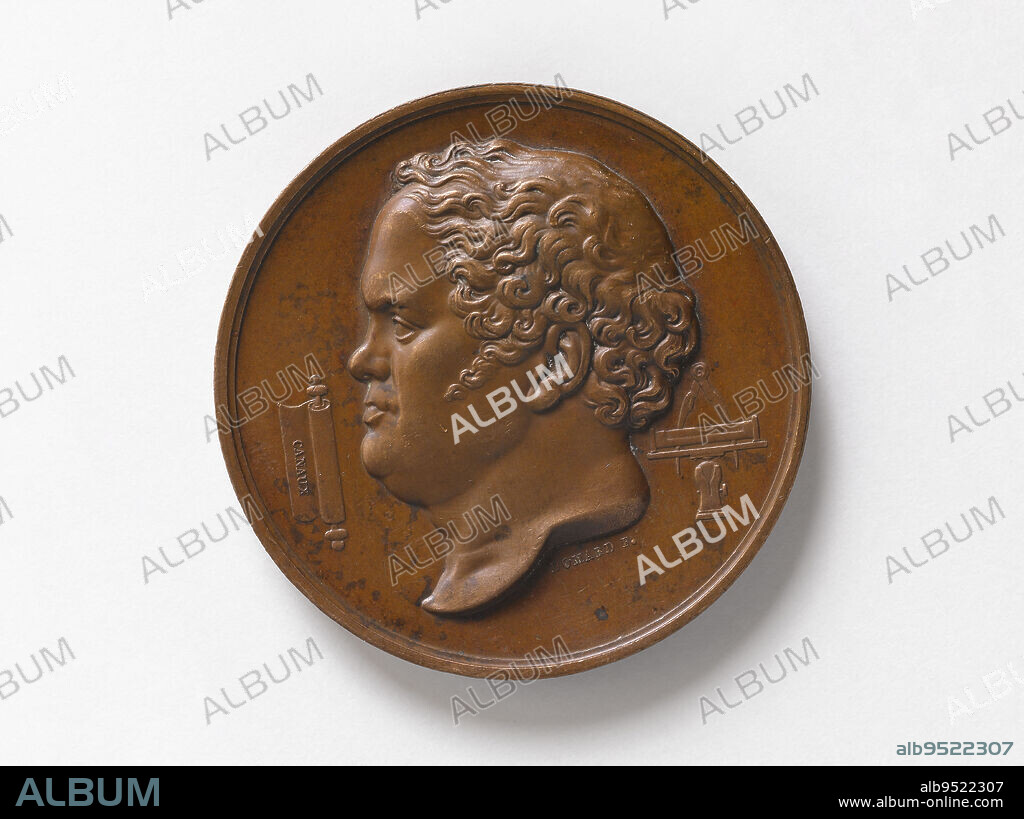 Barnabé Brisson (1777-1828), Civil Engineer, Domard, Joseph François, Medal Engraver, Array, Numismatics, Medal.