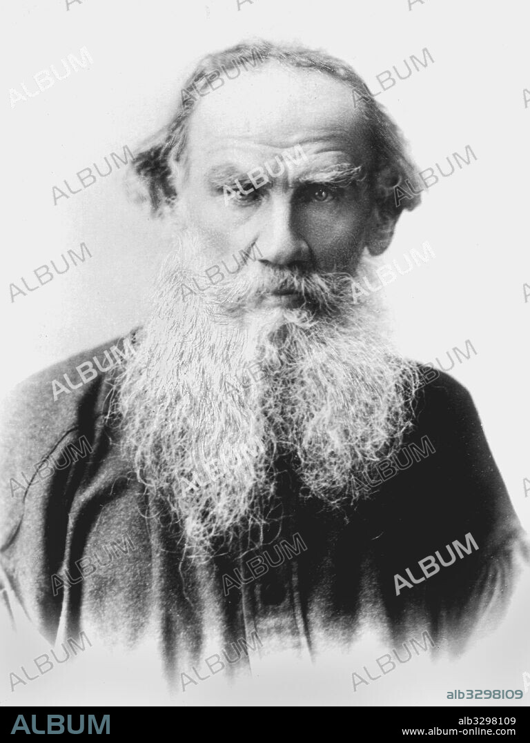 Russian Writer Leo Tolstoy. 1828-1910 Old Style.