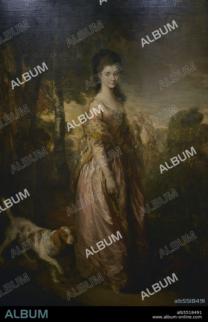 Thomas Gainsborough (1727-1788). English painter. Portrait of Mrs Lowndes-Stone, ca. 1775. Oil on canvas (232 x 153 cm). Calouste Gulbenkian Museum. Lisbon. Portugal.