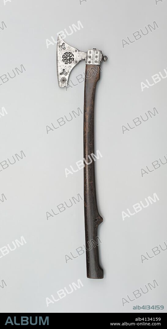 Axe. Italian. Date: 1480-1500. Dimensions: L. 63.2 cm (24 7/8 in.)
Wt. 1 lb. 7 oz. Steel and wood (ash). Origin: Italy.