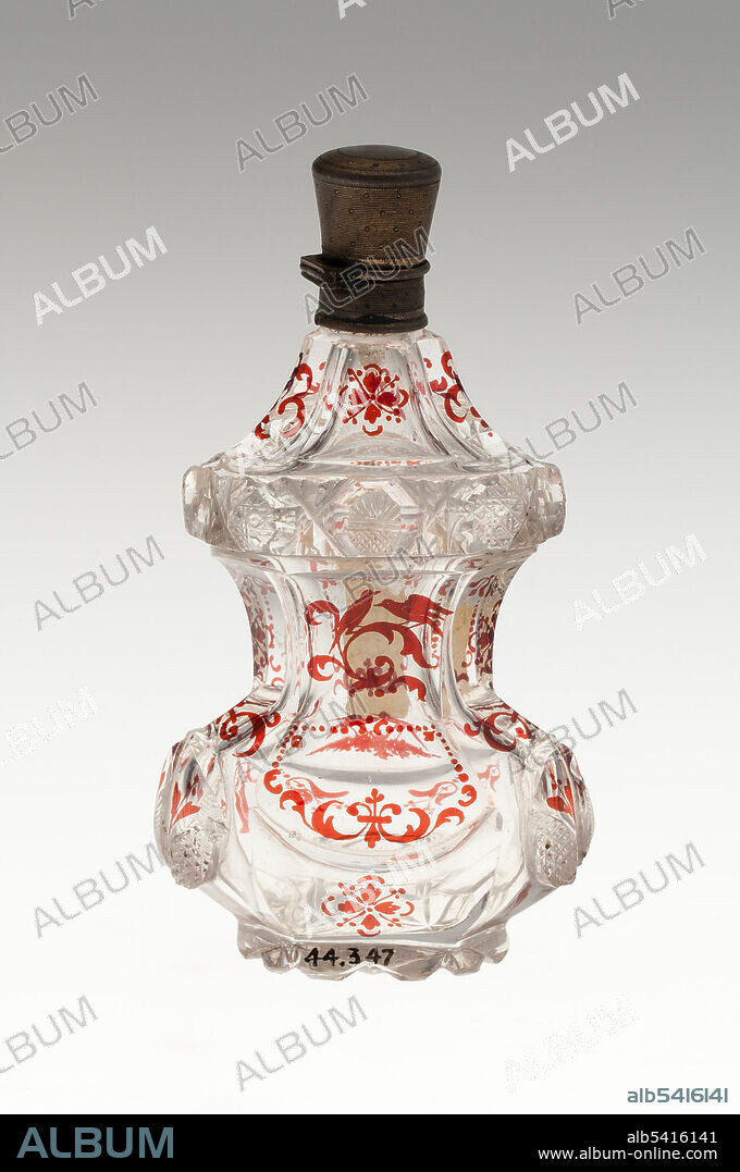 BOHEMIA GLASS. Scent Bottle, Bohemia, c. 1840/50.