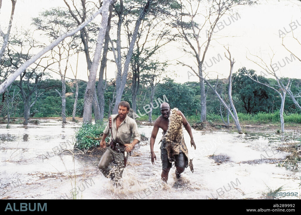 RICHARD CHAMBERLAIN in QUATERMAIN - AUF DER SUCHE NACH DEM SCHATZ DER KÖNIGE, 1985 (KING SOLOMON'S MINES), unter der Regie von J. LEE THOMPSON. Copyright CANNON FILMS.