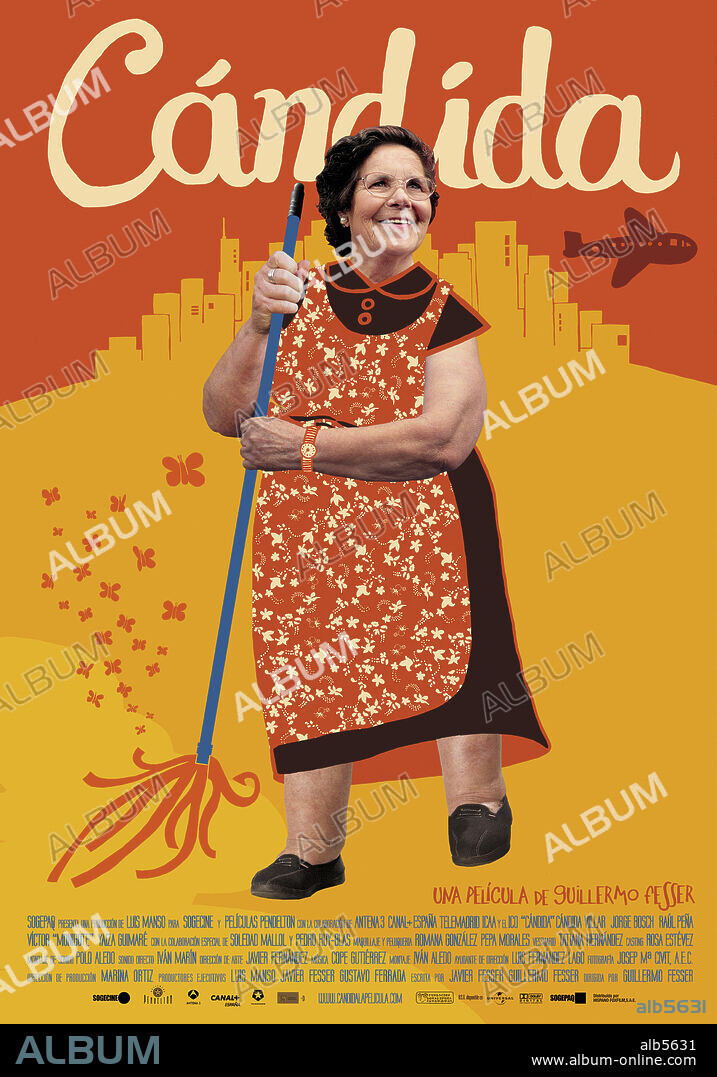 Poster de CANDIDA, 2006, dirigida por GUILLERMO FESSER. Copyright SOGECABLE.
