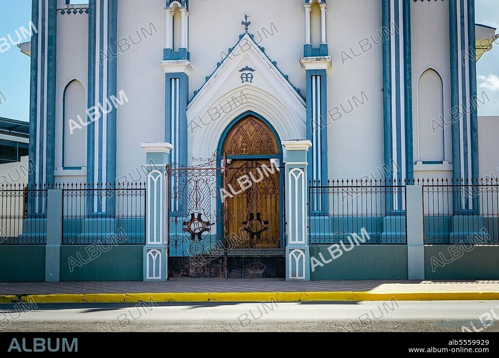 Church architectural details, gothic church door details, facade of a medieval church.