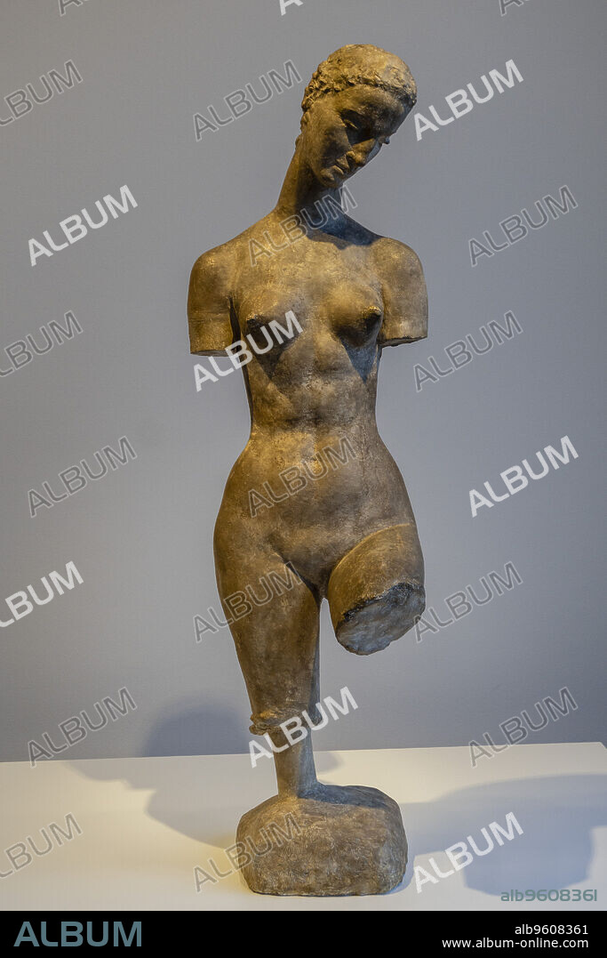 Torso of the Kneeling woman, 1911-1913, Wilhelm Lehmbruck, Berlin, Federal Republic of Germany.