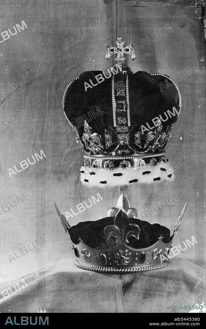 St. Edward's Crown. Mr. Max Berman's collection of Coronation Replicas. October 02, 1936.
