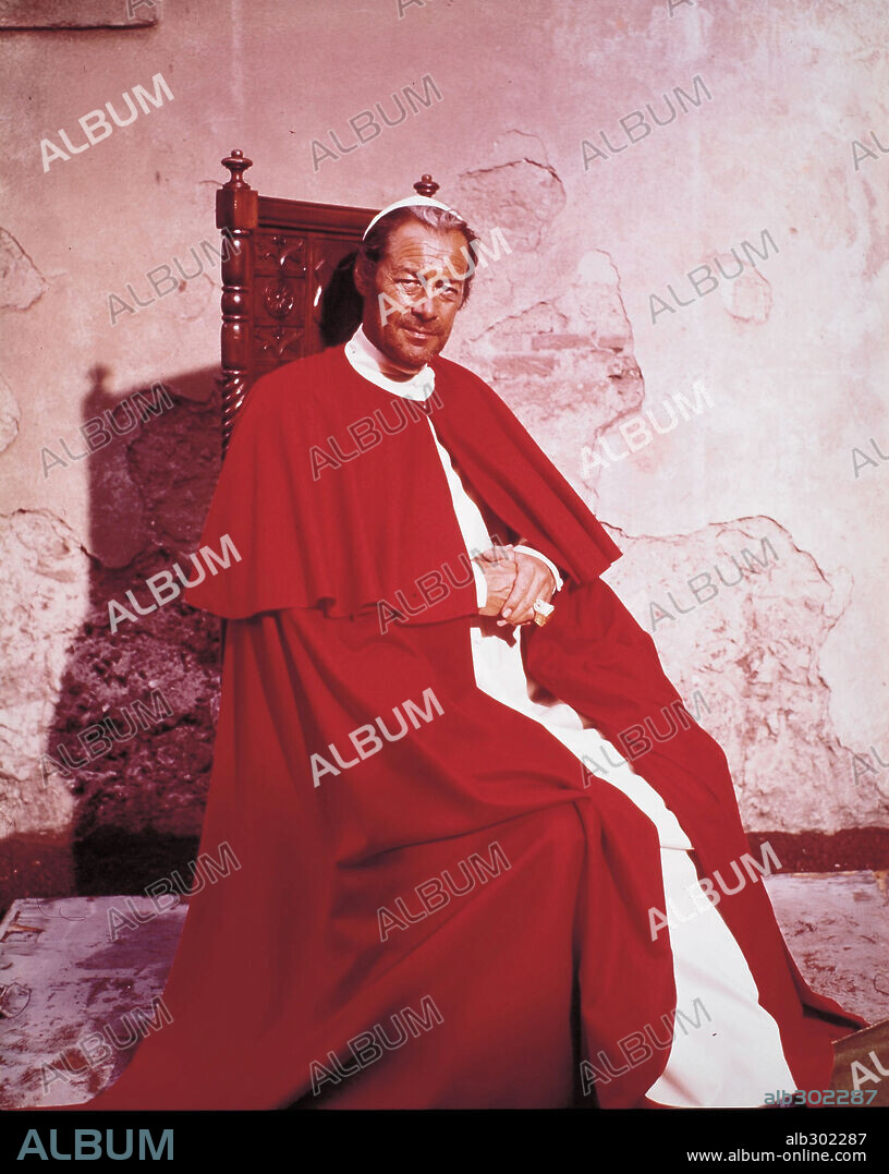REX HARRISON en EL TORMENTO Y EL ÉXTASIS, 1965 (THE AGONY AND THE ECSTASY), dirigida por CAROL REED. Copyright 20TH CENTURY FOX.