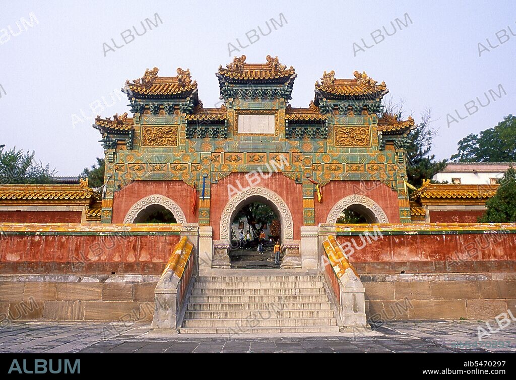 The Putuo Zongcheng Temple is a Qing Dynasty era Buddhist temple complex built between 1767 and 1771, during the reign of the Qianlong Emperor (1735–1796). The temple was modeled after the Potala Palace of Tibet, the old sanctuary of the Dalai Lama built a century earlier. In 1703, Chengde was chosen by the Kangxi Emperor as the location for his summer residence. Constructed throughout the eighteenth century, the Mountain Resort was used by both the Yongzheng and Qianlong emperors. The site is currently a UNESCO World Heritage Site. Since the seat of government followed the emperor, Chengde was a political center of the Chinese empire during these times. Chengde, formerly known as Jehol, reached its height under the Qianlong Emperor 1735-1796 (died 1799). The great monastery temple of the Potala, loosely based on the famous Potala in Lhasa, was completed after just four years of work in 1771. It was heavily decorated with gold and the emperor worshipped in the Golden Pavilion. In the temple itself was a bronze-gilt statue of Tsongkhapa, the Reformer of the Gelugpa sect.